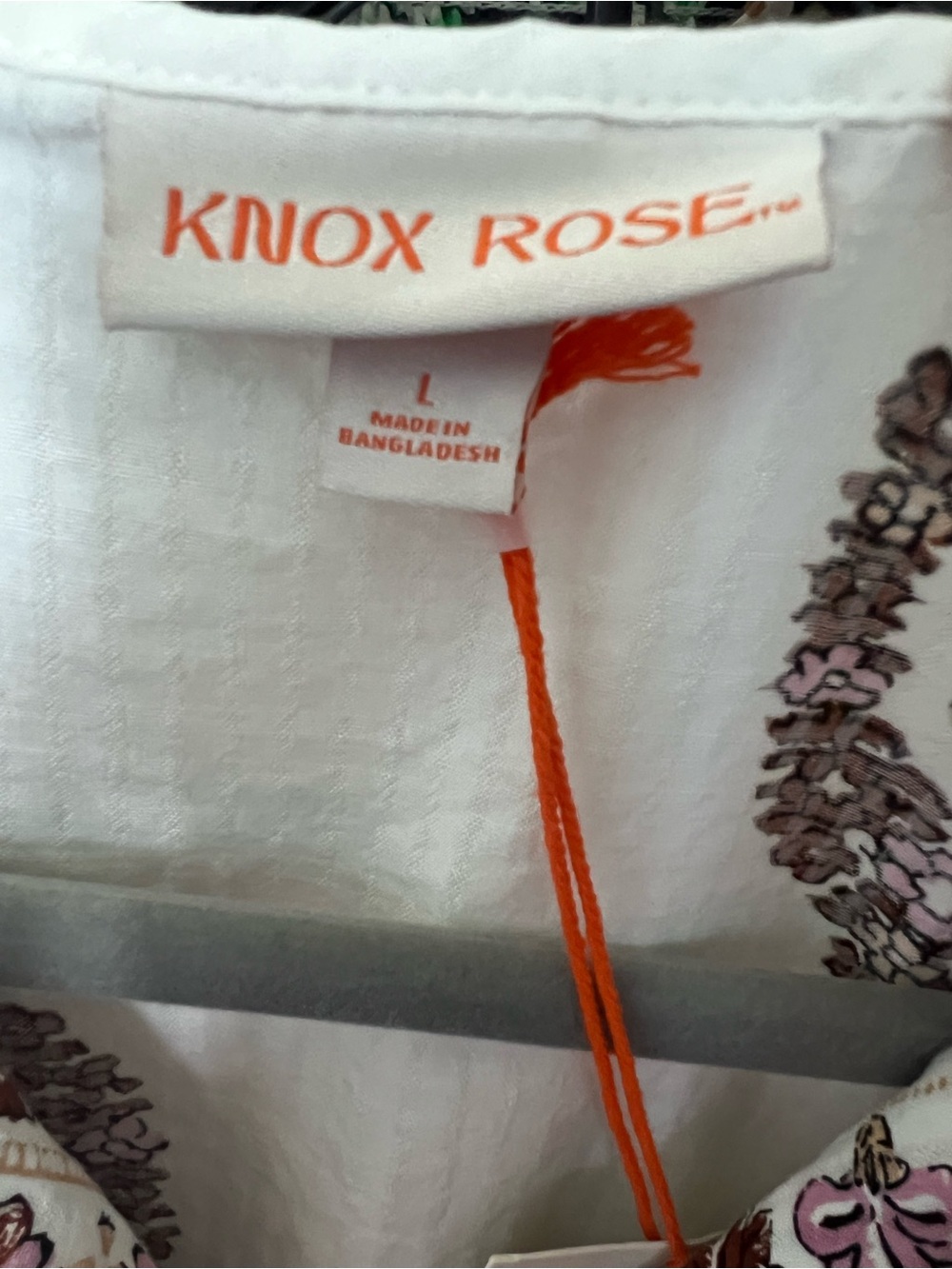 Knox Rose White Blouse with Black & Burgundy Embroidery - Picture 6 of 8
